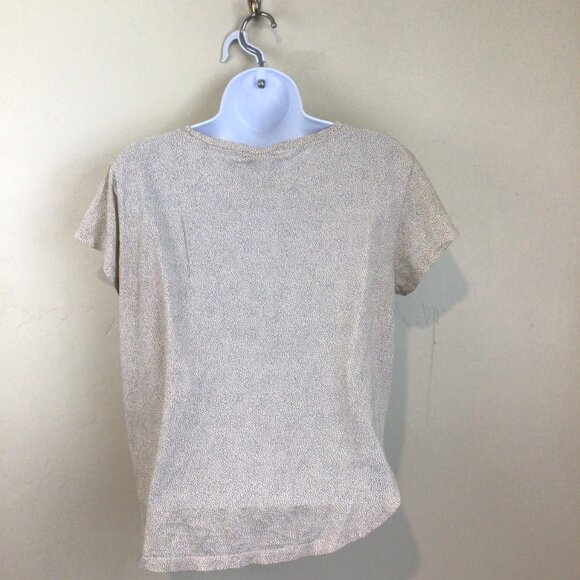 H&M Basics Super Soft and Cozy Polka Dot Printed Tee Shirt - Picture 7 of 7